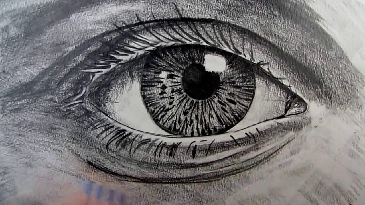 Comment dessiner un œil réaliste raconté étape par étape, image size:1280x720
