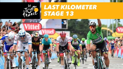 Last kilometer / Flamme rouge - Étape 13 / Stage 13 - Tour de France 2018