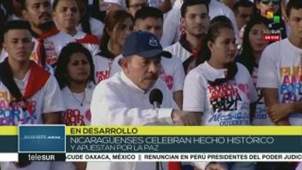 Pdte. Ortega llama a defender la paz y evitar se repita la violencia