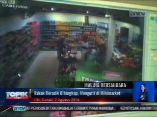 Sering Mengutil di Minimarket, Kakak Beradik Ditangkap