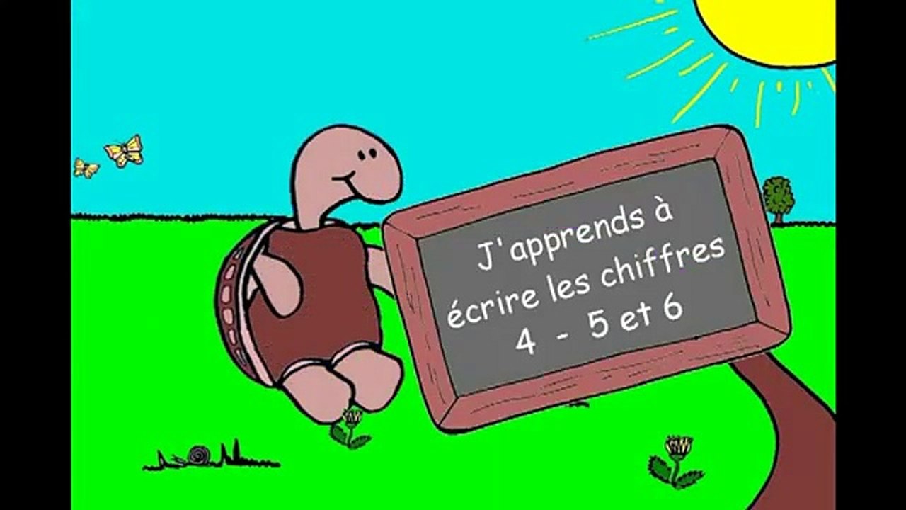 8. Apprendre à écrire les chiffres 4   5 et 6