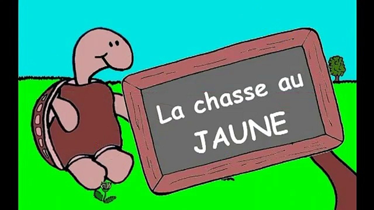 12. J'apprends les couleurs. La chasse au jaune