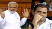 ‘Why hurry to grab power’: PM Modi counters Rahul Gandhi’s hug with a jibe
