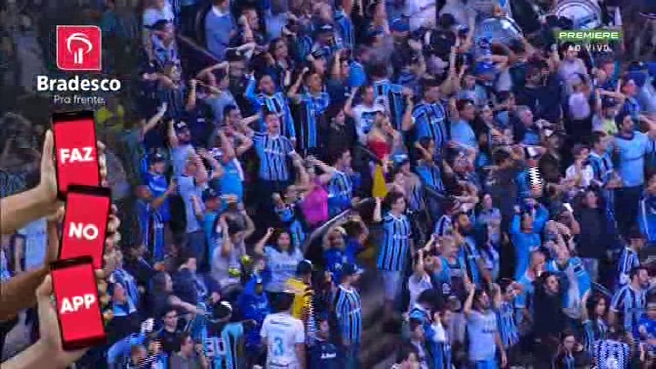Grêmio 2x0 Atlético MG 1 tempo brasileirao 2018