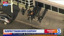 Suspect Surrenders After Possible Hostage Situation at Trader Joe`s in L.A.