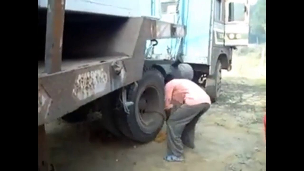 Insane Method of Starting a Truck