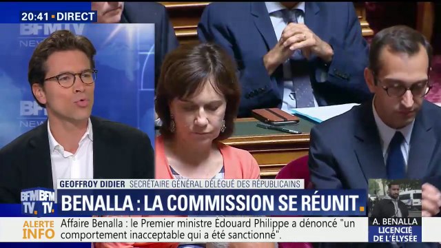 Affaire Benalla : C'est une affaire écœurante, on a là la preuve qu'il y a une France à deux vitesses estime Geoffroy Didier (LR)