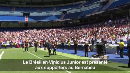 Le jeune brésilien Vinicius Jr au Real Madrid: "Je suis prêt!"