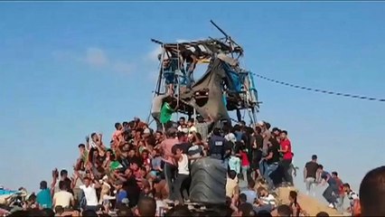 فيديو: مقتل 4 فلسطينيين وجندي إسرائيلي في اشتباكات في غزة