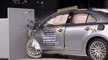 Краш Тест 2013 Suzuki Kizashi small overlap IIHS crash test