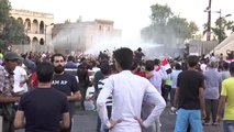 Iraklı Göstericilere Yeşil Bölge Yakınında Müdahale