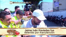 Jaime Iván Kaviedes fue detenido por manutención