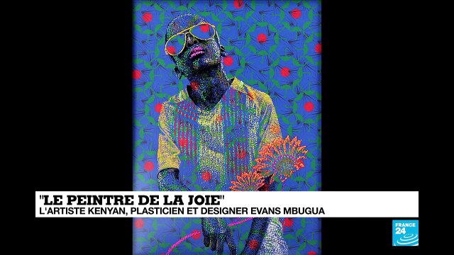 Le peintre de la joie : l'artiste kenyan, plasticien et designer Evans Mbugan