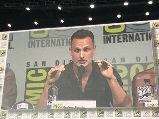 Andrew Lincoln's tearful goodbye to the Walking Dead SDCC2018