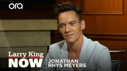Jonathan Rhys Meyers slept next to Elvis's grave