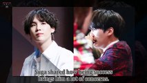 Suga Revealed He Cried After BTS` Performance at the AMAs Due to Anxiety