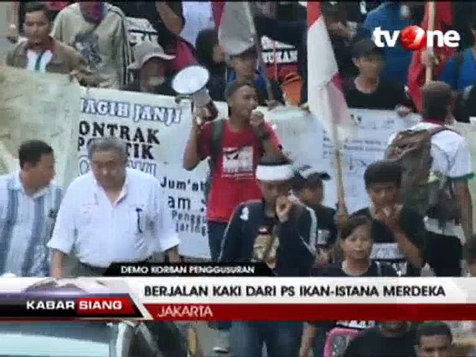 Demo Penggusuran, Warga Kampung Akuarium Tuntut Ganti Rugi