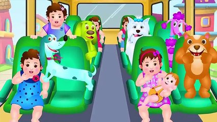 Las Ruedas del Autobús (PARTE 1) Canciones Infantiles Populares | ChuChu TV