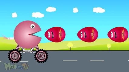 Toys Surprise Eggs Learn Colors With Packman And Surprise Egg Video For Kids