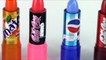 Mixing Soda Lipstick into CLEAR Slime! Satisfying Lipstick SLIME Coloring