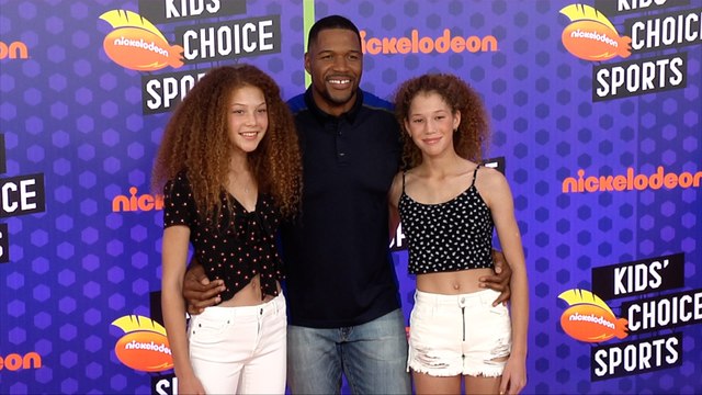 Michael Strahan 2018 Kids' Choice Sports Awards Orange Carpet