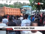 Truk Muatan Pasir Tabrak Bus Antar Provinsi, 5 Orang Kritis