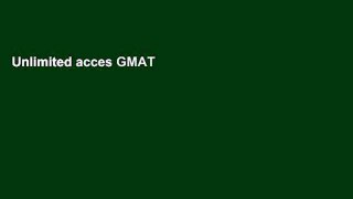 Unlimited acces GMAT Official Guide Verbal Review 2019: Book + Online (Gmat Official Guides) Book