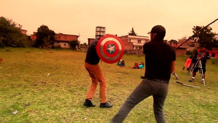 PRUEBAS DE ESCUDO DEL CAPITAN AMERICA/ Captain America's shield evidence