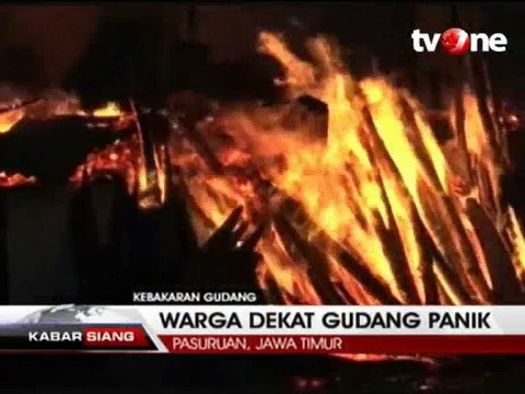 Gudang Mebel Habis Terbakar, Warga Panik