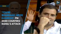 ‘You’re naamdaar (privileged), we’re kaamdar (working class)’: PM Modi counters Rahul’s attack