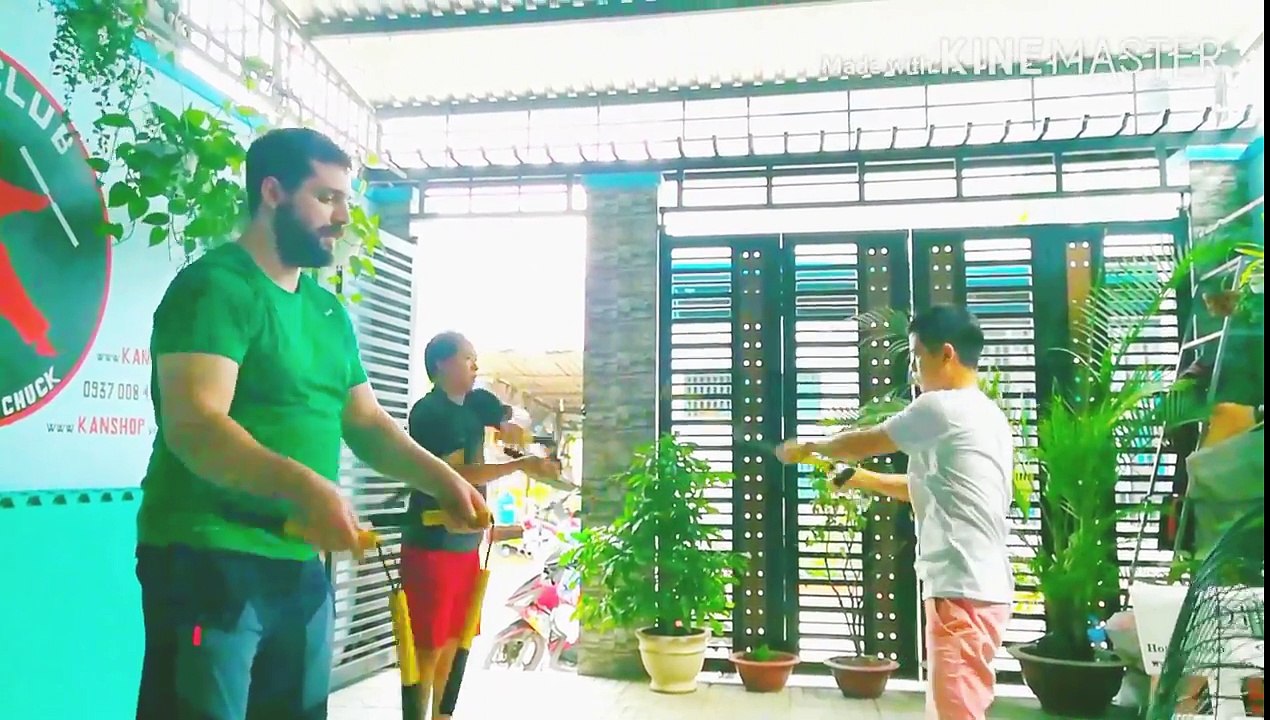 PT training (#nunchaku). Dạy kèm côn nhị khúc. #Kanclub. Kanshop nunchaku
