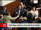 Vicente Zeballos jurará como ministro de Justicia y Derechos Humanos