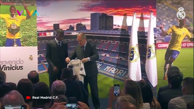 Calon Pengganti Ronaldo, Madrid Perkenalkan Vinicius Junior
