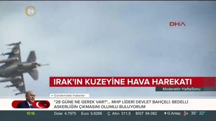 Irak'ın kuzeyine hava harekatı