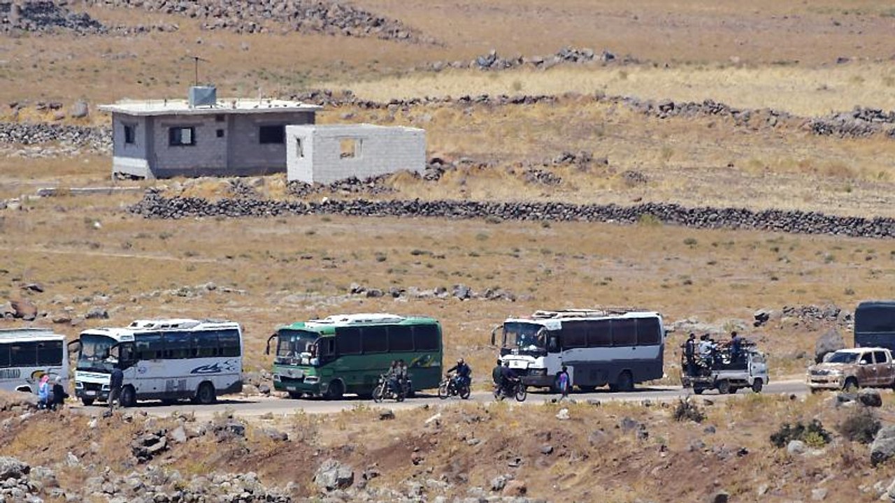4000 Rebellen ziehen aus Syriens Süden ab