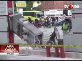 SPBU Terbakar Akibat Mobil Minibus Kabur Saat Isi BBM