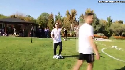 CRISTIANO RONALDO REAGISCE AL VIDEO DOVE LO TROVO SU FIFA   CROSSBAR CHALLENGE