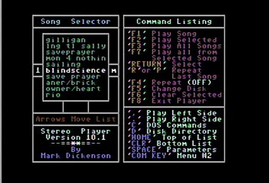 Thomas Dolby She Blinded Me with Science Commodore 64 Stereo Sid Player Keyboard
