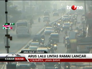 Jalan Arteri Cikampek-Jakarta Ramai Lancar