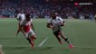 L'essai de Semi Radradra face au Japon lors de la coupe du monde de Rugby à 7