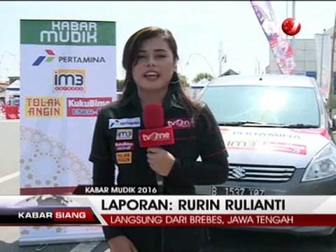 Minggu Siang Arus Lalu Lintas di Brebes Masih Ramai Lancar