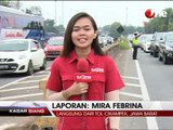 Kepadatan Arus Balik di Tol Cikampek KM 66 Arah Jakarta