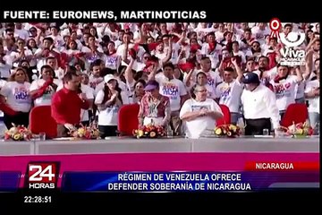 Gobierno venezolano ofrece "defender" la soberanía de Nicaragua