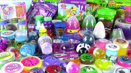 SLIME COMPILATION! Mixing SLIME Collection Into GIANT Slime Jar SMOOTHIE Challen