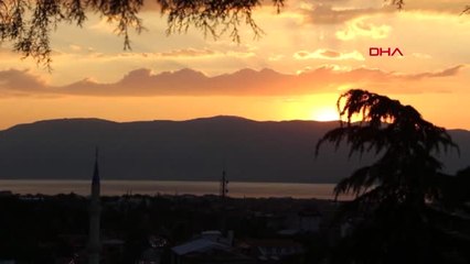 Burdur'da Gün Batımı Güzelliği