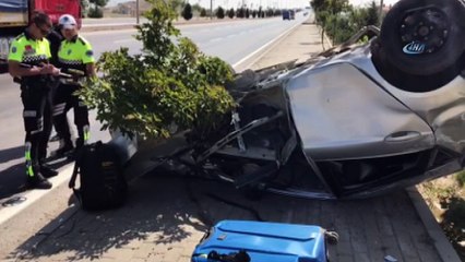 Afyonkarahisar'da trafik kazası; 3 yaralı