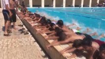 Bin 200 Çocuk ve Genç Serinlemek İçin Olimpik Havuza Gidiyor