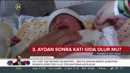 3. aydan sonra katı gıda olur mu?