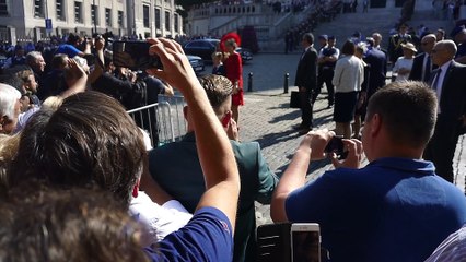 Le Roi et la Reine ont assisté au Te Deum à Bruxelles avec leurs enfants