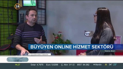 Büyüyen online hizmet sektörü